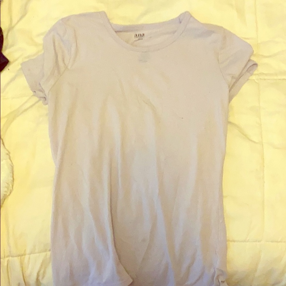 light purple shirt
